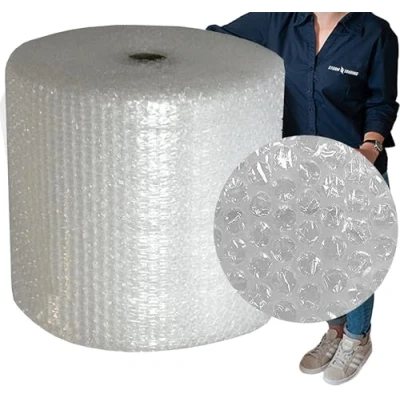 Image of Large Roll Bubble Wrap 500mm x 25m Packing Air 20mm Diameter Bubbles Packaging For House Moving &amp; Storage Boxes