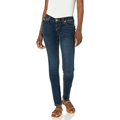 Image of True Religion Women&#039;s Stella Low Rise Skinny Jean, Indigo Upgrade, 27W