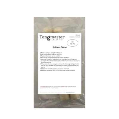 Image of Tongmaster Chipolata and Cocktail Collagen Sausage Very Long 2 Casing Skins