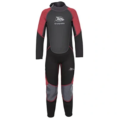 Image of Trespass Boys Wetsuit Full Length 3mm Ergonomic Fit Amigo