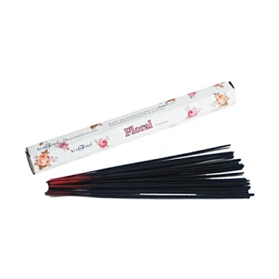 Image of Stamford Floral Incense Sticks, Pack of 20, Black