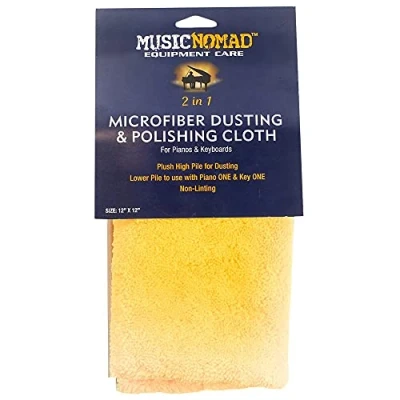 Image of MusicNomad Microfiber Dusting and Polishing Cloth for Pianos Keyboards (MN230)