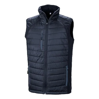 Image of Result Unisex Adult Compass Softshell Gilet (M) (Navy)