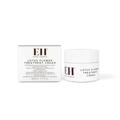 Image of Emma Hardie 50ml Lotus Flower Treatment Face Cream, Reduces Appearance of Inflammation &amp; Stressed Skin, Helps to Improve Skin Tone and Boosts Hydration, Fragrance Free, Vegan Cruelty Free