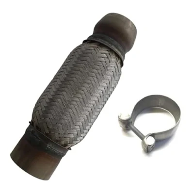 Image of Fits for Mercedes W639 Viano Vito CDI Front Exhaust Flex Pipe 60x250mm Clamp