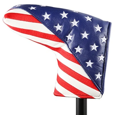 Image of Golf Stars and Stripes Putter Club Head Cover Headcover for Odyssey Blade Callaway Taylormade Ping Mizuno (For Putter)