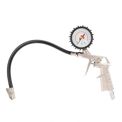 Image of Multi functional Car Tyre Pressure Gauge Inflator Pump Gun