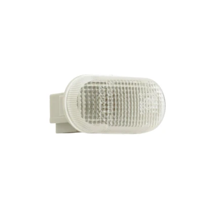 Image of 3641075F00, 3641075F01, 36410M75F01 Turn Signal TYC 18 5271 05 2 transparent both sides, lateral installation with bulb holder