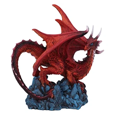 Image of Nemesis Now Crimson Guard Dragon Figurine 16.5cm, Red, U5543T1
