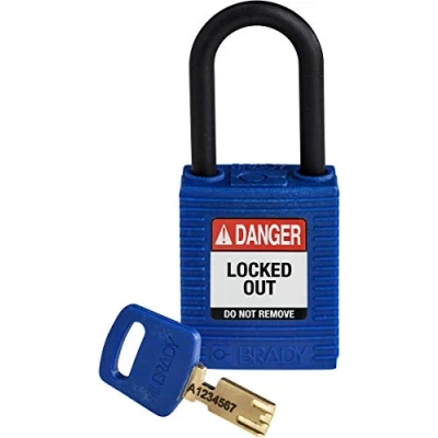 Image of SafeKey Nylon Padlock, 38mm x 84mm 19mm, Blue