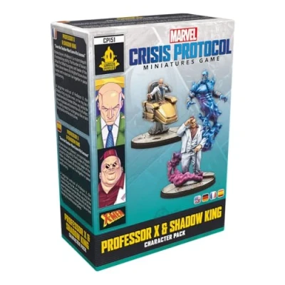 Image of Atomic Mass Games Marvel Crisis Protocol: Professor X &amp; Shadow King Miniatures Game Ages 14+ 2 Players 90 Minutes Playing Time