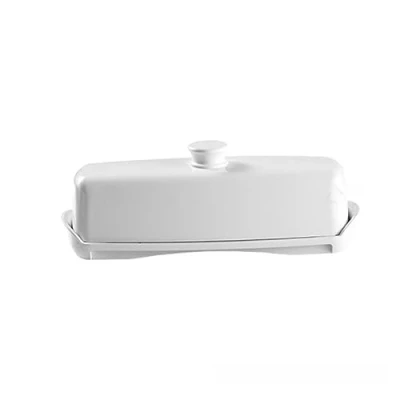 Image of Yeselino Butter Dish with Spoon &amp; Lid Plastic Container Style Kitchen