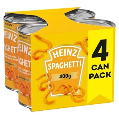 Image of Heinz Spaghetti in Tomato Sauce, 4 x 400 g