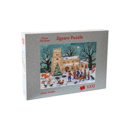 Image of Alison Gardiner Designs 1000 Piece Christmas Jigsaw Puzzle Winter Wildlife