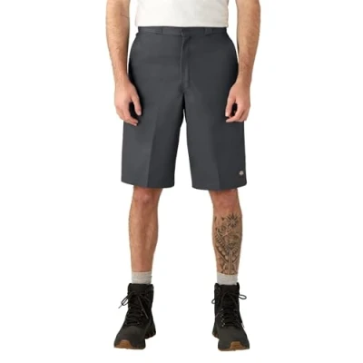 Image of Dickies Men&#039;s 13 Inch Loose Fit Multi Pocket Work Short Utility, Charcoal V1, 50