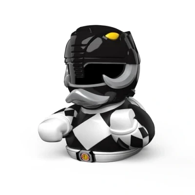 Image of TUBBZ First Edition Black Ranger Collectible Vinyl Rubber Duck Figure Official Power Rangers Merchandise Kids TV, Movies &amp; Video Games
