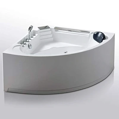 Image of Whirlpool Bath TUB Corner SPA Hydrotherapy 135 x cm HOT Daisy