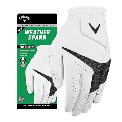 Image of Callaway Golf Weather Spann Glove 2023, White, M