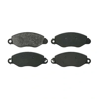 Image of 1C152K021AA, 1C152K021AD, 1C1J2K021AA, 1C1J2K021AB, 1C1J2K021AC Brake pad set BLUE PRINT ADF124236 Front Axle with acoustic wear warning