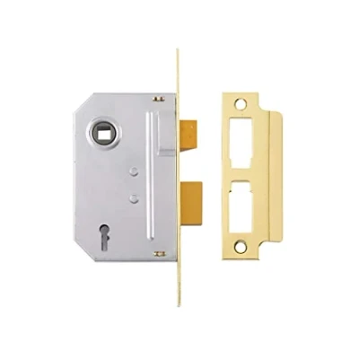 Image of Yale Locks PM246PB25 Internal 2 Lever Mortice Sash Lock 67mm 2.5 inch Polished Brass Finish
