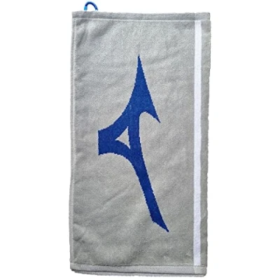 Image of Mizuno RB TOUR TOWEL Grey/Blue Women/Men One Size