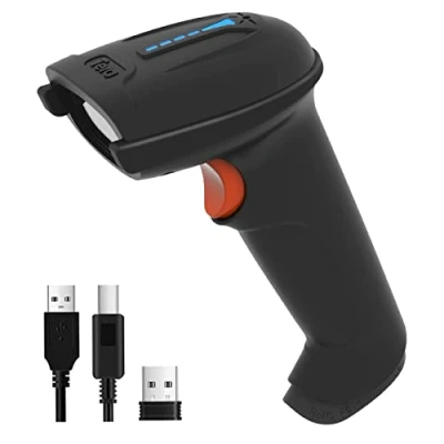 Image of Tera 2D QR Barcode Scanner Wireless USB Wired 1D Handheld Cordless Bar Code Reader for Digital/Printed Barcodes Works with Windows Mac Linux, D5100,Black