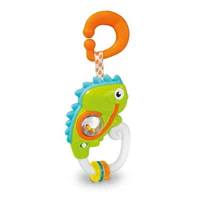 Image of Clementoni 17363 Baby Interactive Ratchet Chameleon for Children from 3 Months