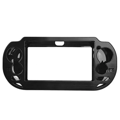 Image of OSTENT Colorful Aluminum Metal Skin Protective Cover Case Compatible for Sony PS Vita PSV Console Color Black
