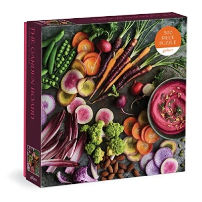 Image of Galison 9780735377615 Garden Board 500 Piece Puzzle, Multicoloured