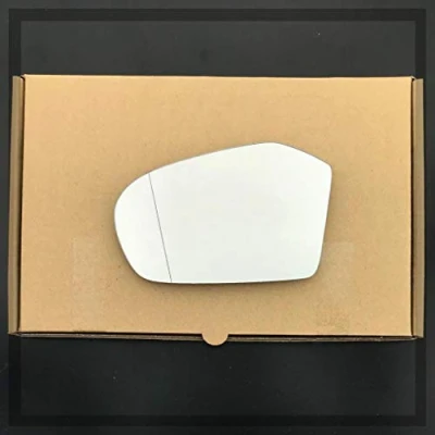 Image of Fits Mercedes A Class 2005 to 2007 Wing Mirror Glass ( W169 ) LEFT HAND UK Passenger Side Wide Angle