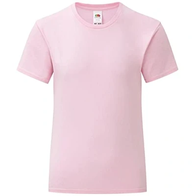 Image of Fruit of the Loom T Shirt Girls, Light pink
