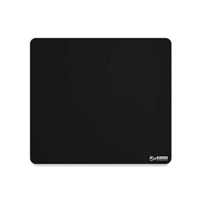 Image of Glorious Gaming Cloth Mousepad (XL Heavy) Stitched Edges, Smooth Surface for Speed &amp; Control, Anti Slip Base, Machine Washable, XL Heavy (460 x 410 5mm) Black