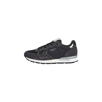 Image of Pepe jeans BRIT MIRROR W women&#039;s Shoes (Trainers) in Black