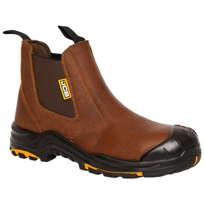 Image of JCB Dealer Brown Boot S3 HRO SRC UK 13 EU 48
