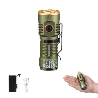 Image of Naturehike Rechargeable Torch Outdoor Camping Lamp Has Multiple Lighting Modes and an Extra Long Operating Time IP44 Suitable for Hiking Mountaineering (L)