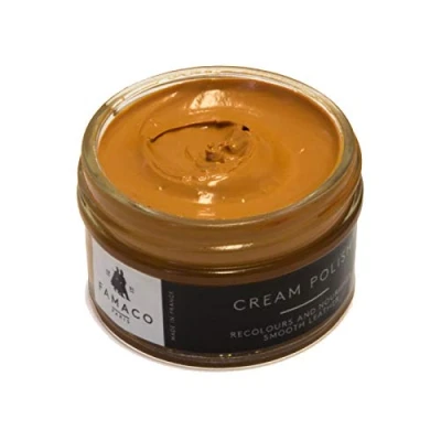 Image of Famaco unisex adult Cream Shoe Treatments and Polishes, Brown (Tan Girolle), 50.00 ml