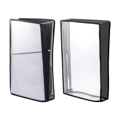 Image of Dust Cover for PS5 Slim, Mcbazel Slim Anti Scratch Visible Protective Sleeve Digital/Disc Edition Consoles Transparent