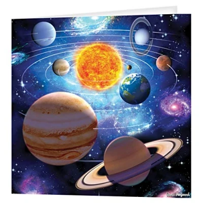 Image of 3D LiveLife Greeting Card You are Here from Deluxebase. Lenticular Blank Cards with Envelopes. Space All Occasion featuring Original Artwork by David Penfound.
