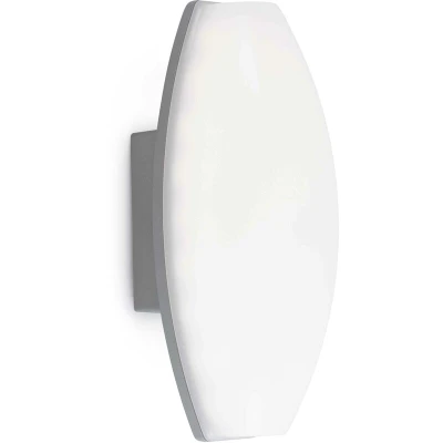 Image of Baco LED Outdoor Wall Light White, Dark Grey IP54