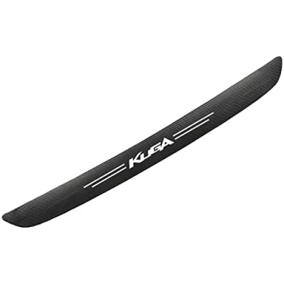 Image of JYMLOV Car Rear Bumper Protectors for Fo rd Kuga, 90cm Tailgate Trim Strip Trunk Door Sill Edge Guard Carbon Fiber Anti scratch Sticker Styling Accessories,Black