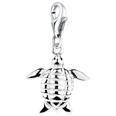 Image of Nenalina Charm Turtle Pendant, for All Brands of Bracelets and Necklaces, Made 925 Sterling Silver, 713150 000