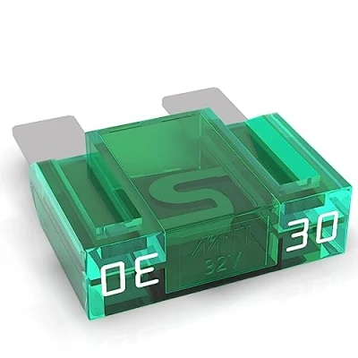 Image of AUPROTEC Maxi Blade Fuse 20A 80A Plug In Selection 30A Amp Green Pack of 25