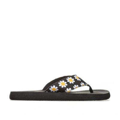 Image of Rocket Dog Women&#039;s Adios Flip Flops, Black Multi, 5 UK