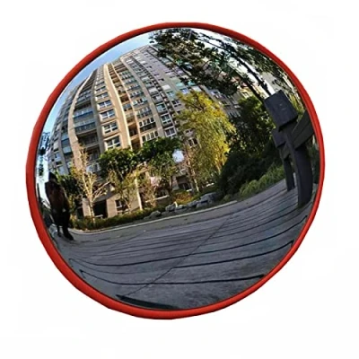 Image of Convex Road Safety Mirror,60cm Traffic Mirror Wide View Angle Driveway for Driveway,Warehouse and Garage or Store Office Security to Eliminate Blind Spots
