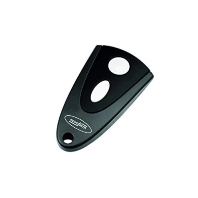 Image of Novoferm TM02048131332 Novotron 502 Handheld (Frequency 433 MHz, 2 Channel Transmitter, KeeLoq Change Code, for Garage Door Drives), Black
