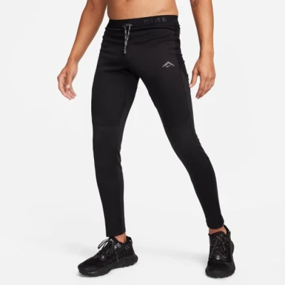 Image of Nike Performance Lunar RAY Winter Leggings, Men&#039;s, Size: Large, Black/white
