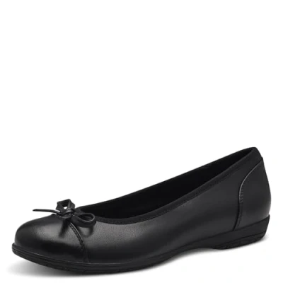 Image of Jana Women&#039;s Ballerina 8 22168 43 Ballet Flat, Black, 6.5 UK