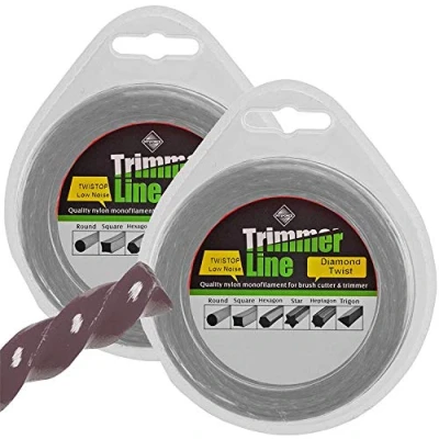 Image of SPARES2GO 1.5mm Low Noise Strimmer Line 2 x 15m Spool Refil for Black &amp; Decker Strimmers