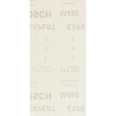 Image of Bosch Professional 10x Expert M480 Sanding Net (for Hardwood, Paint on wood, 93x186 mm, Grit 120, Accessories Orbital Sander)