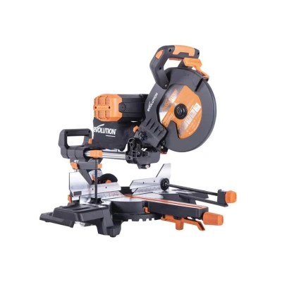 Image of Evolution Power Tools R255SMS DB+ Multi Material Sliding Mitre Saw 255mm 2000W 240V EVLR255SMSDB